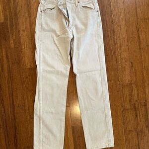 Wrangler Men's Khaki Jeans 34x34